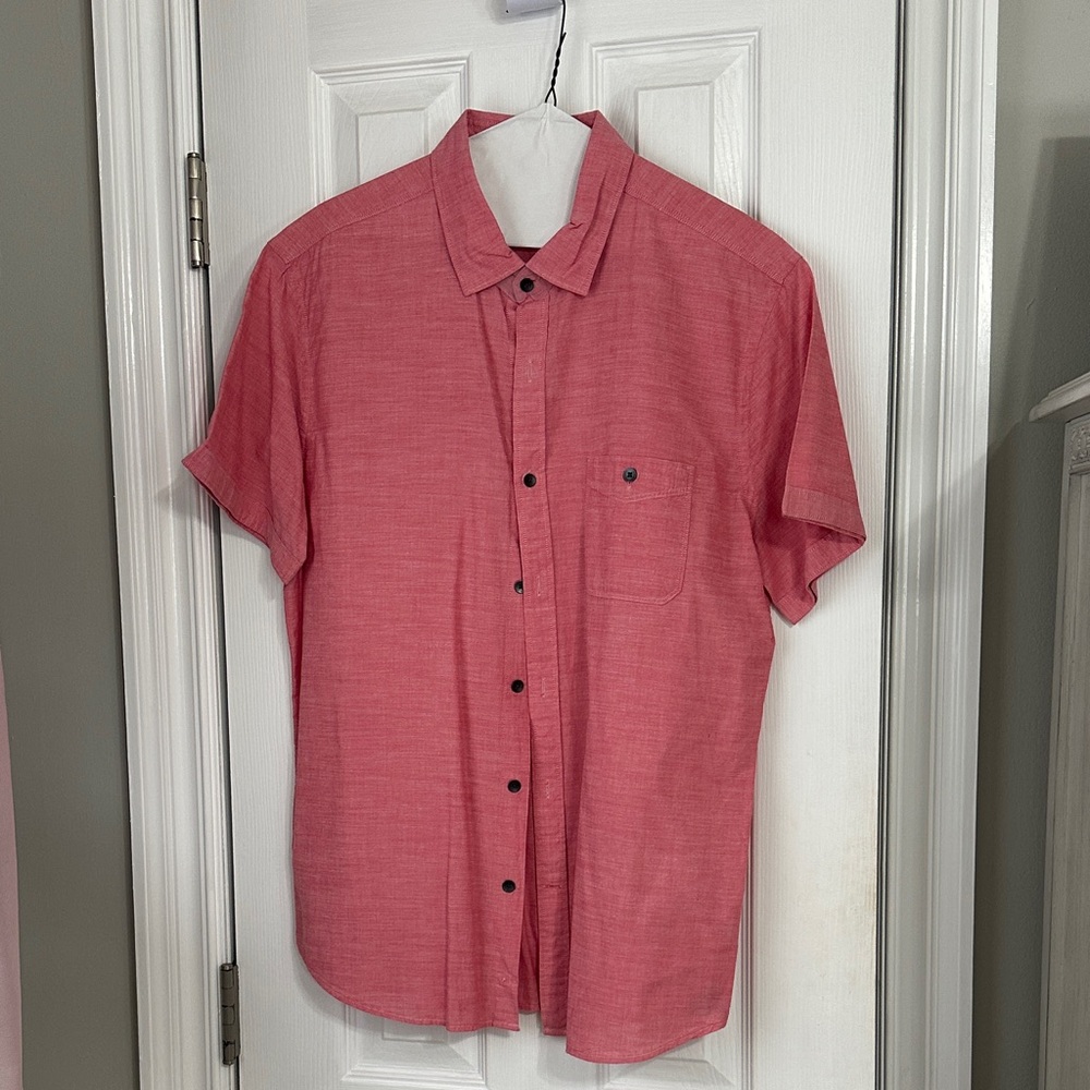 Express Casual Pink Button Down Shirt